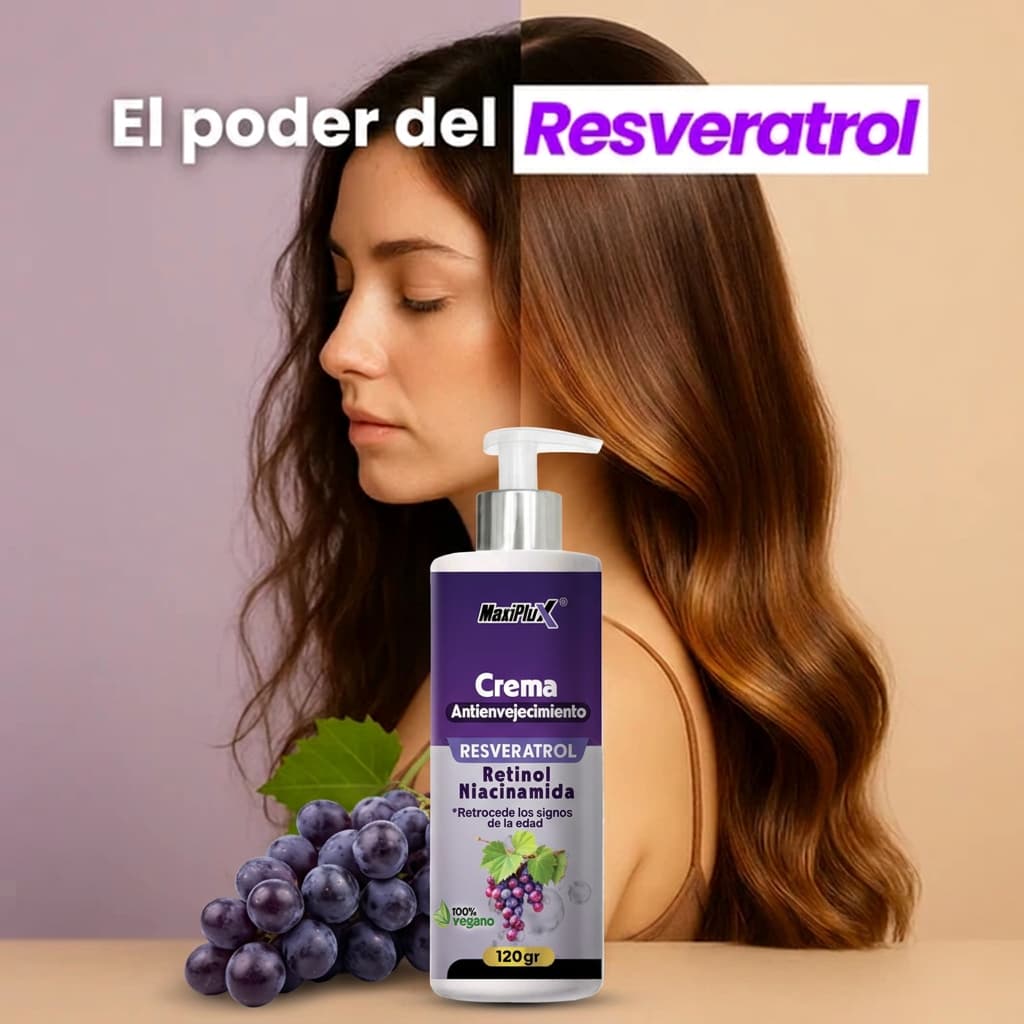 Crema Resveratrol Antienvejecimiento