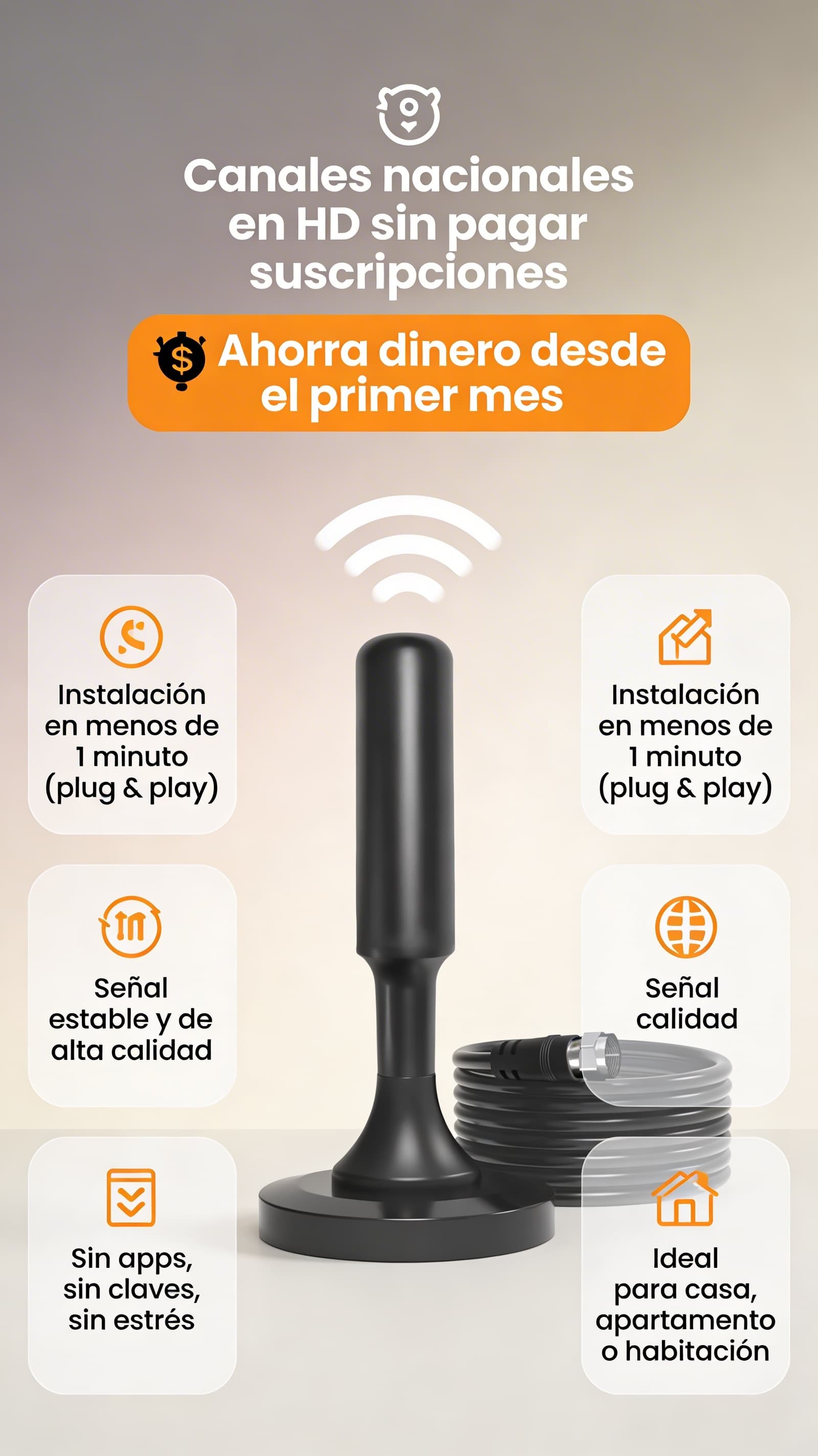 Antena Tdt De 30 Decibeles