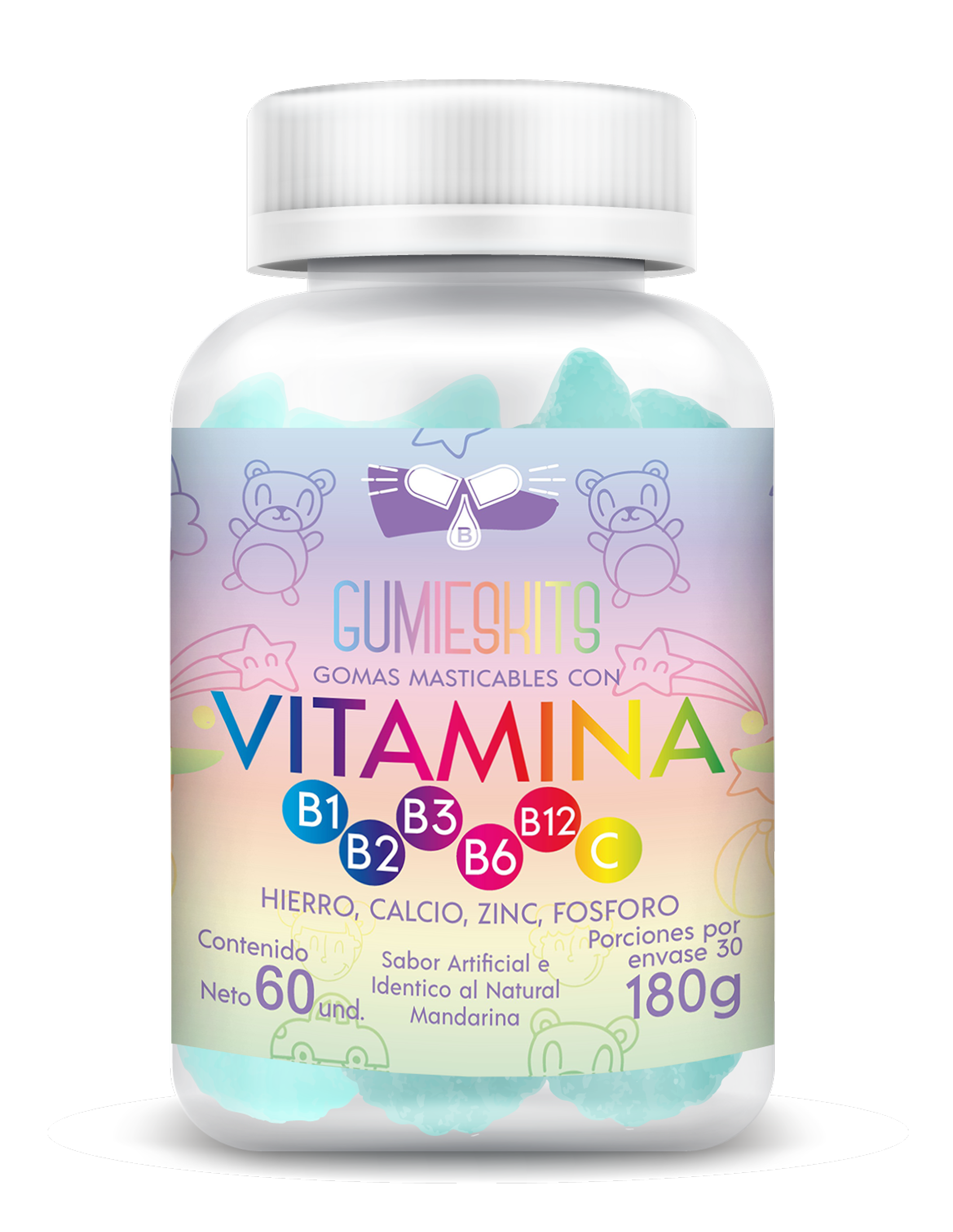Gomitas Multivitaminicos Ninos X60